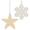 Ornaments*The Met Store 2024 Star and Snowflake Ornament Set