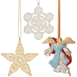 Ornaments*The Met Store 2024 Star, Snowflake, and Angel Tree Ornament Set