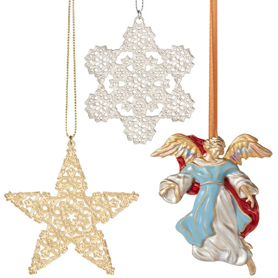 Ornaments*The Met Store 2024 Star, Snowflake, and Angel Tree Ornament Set
