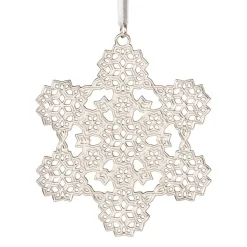 Ornaments*The Met Store 2024 Sterling Silver Star and Snowflake Ornament Set