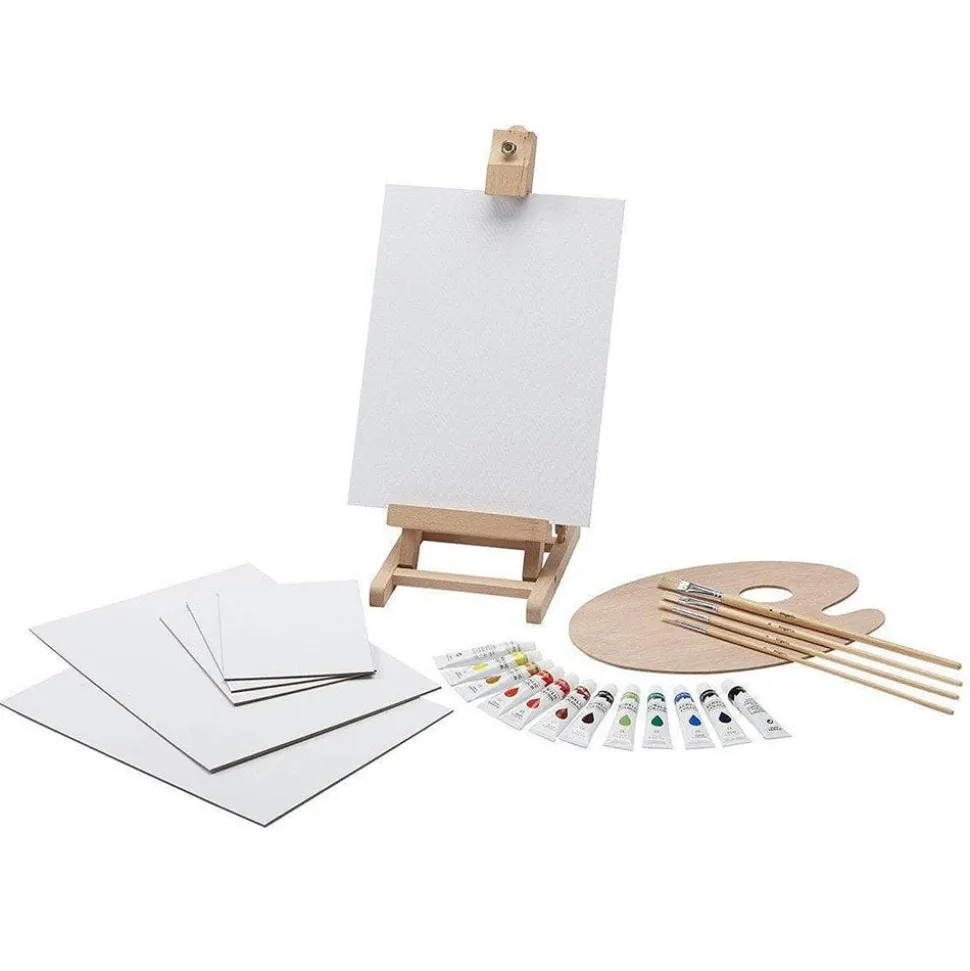Art Supplies & Easels*The Met Store Acrylic Paint and Tabletop Easel Set