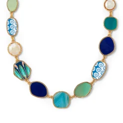 Necklaces*The Met Store Ancient Mixed Motifs Glass Statement Necklace