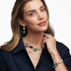 Necklaces*The Met Store Ancient Mixed Motifs Glass Statement Necklace