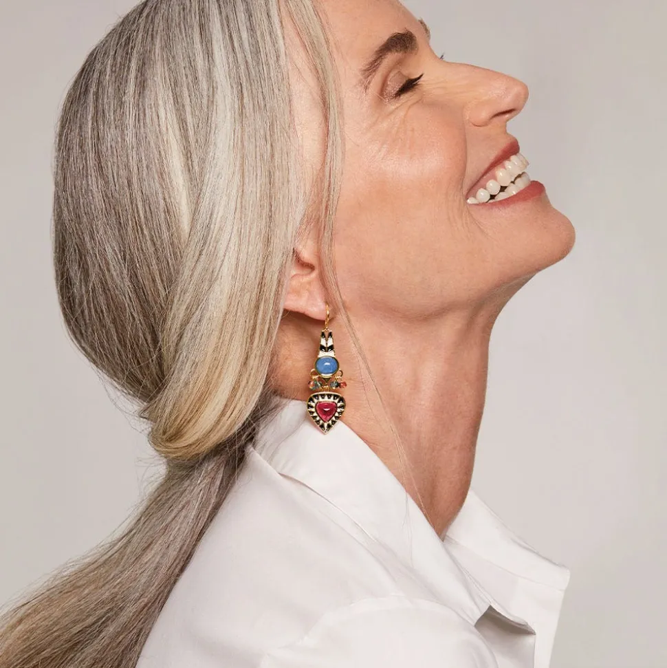 Earrings*The Met Store Atef Crown Statement Drop Earrings