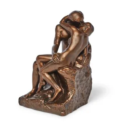 Sculpture*The Met Store Auguste Rodin: The Kiss Bronze-Toned Sculpture