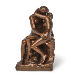Sculpture*The Met Store Auguste Rodin: The Kiss Bronze-Toned Sculpture