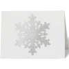 Holiday Cards*The Met Store Bentley: Snow Crystal Fine Holiday Cards with Lined Envelopes and Foil Seals