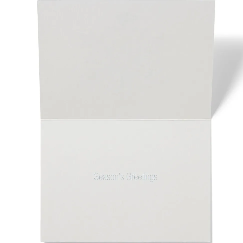 Holiday Cards*The Met Store Bentley: Snow Crystal Fine Holiday Cards with Lined Envelopes and Foil Seals