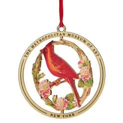 Ornaments*The Met Store Cardinal Grosbeak Spinning Ornament