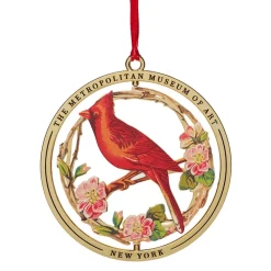Ornaments*The Met Store Cardinal Grosbeak Spinning Ornament