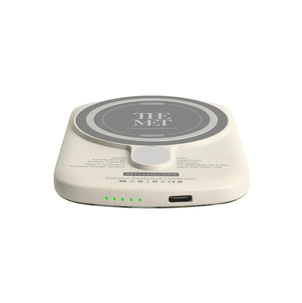 Office|Small Accessories*The Met Store Casely Monet Bridge and Water Lilies Power Pod Wireless Charger