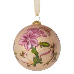 Ornaments*The Met Store Chelsea Botanicals Hand-Painted Glass Ornament Set
