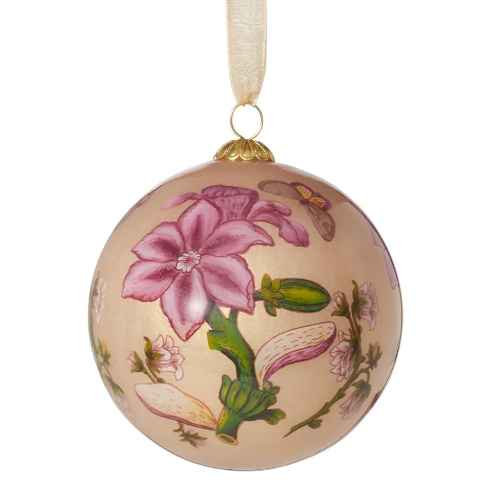 Ornaments*The Met Store Chelsea Botanicals Hand-Painted Glass Ornament Set