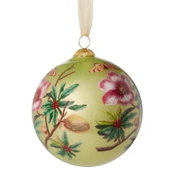 Ornaments*The Met Store Chelsea Botanicals Hand-Painted Glass Ornament Set