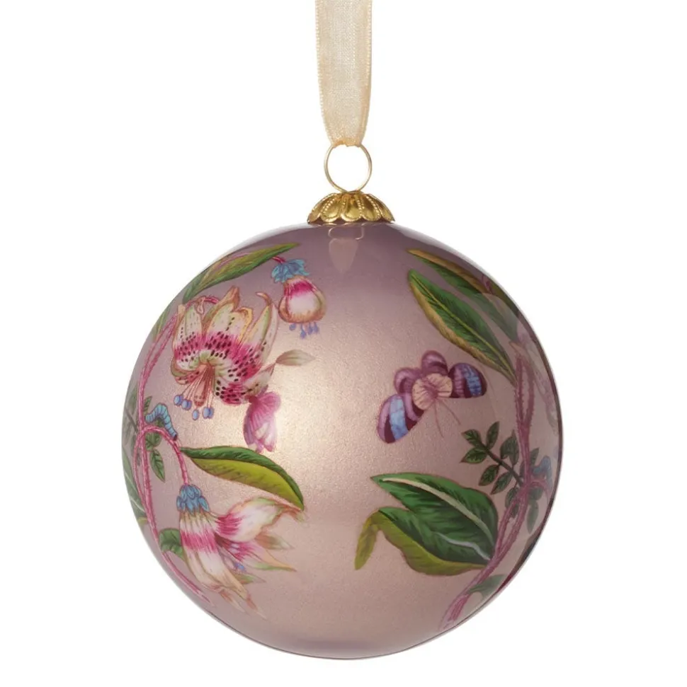 Ornaments*The Met Store Chelsea Botanicals Hand-Painted Glass Ornament Set