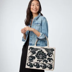 Bags*The Met Store Chinese Peony Oversize Structured Tote
