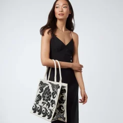 Bags*The Met Store Chinese Peony Oversize Structured Tote