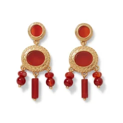 Earrings*The Met Store Classical Carnelian Chandelier Earrings