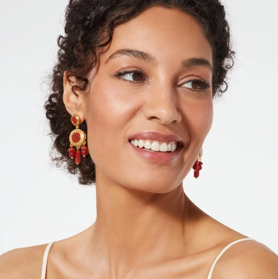 Earrings*The Met Store Classical Carnelian Chandelier Earrings