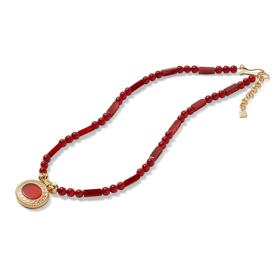 Necklaces*The Met Store Classical Carnelian Pendant Necklace