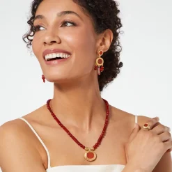 Necklaces*The Met Store Classical Carnelian Pendant Necklace