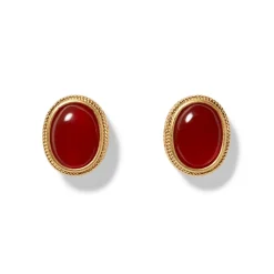 Earrings*The Met Store Classical Carnelian Stud Earrings