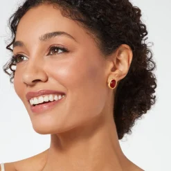 Earrings*The Met Store Classical Carnelian Stud Earrings