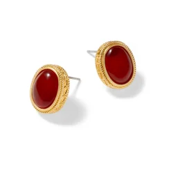 Earrings*The Met Store Classical Carnelian Stud Earrings