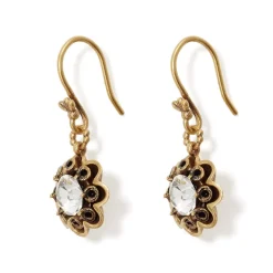 Earrings*The Met Store Crystal Rosette Drop Earrings