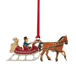 Ornaments*The Met Store Currier & Ives Winter Sleigh Ornament