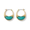 Earrings*The Met Store Cypriot Jade Crescent Hoop Earrings