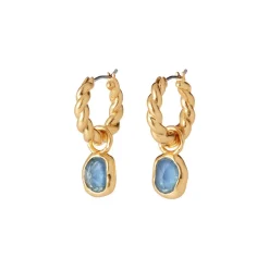 Earrings*The Met Store Cypriot Twist Hoop Earrings with Removable Charms