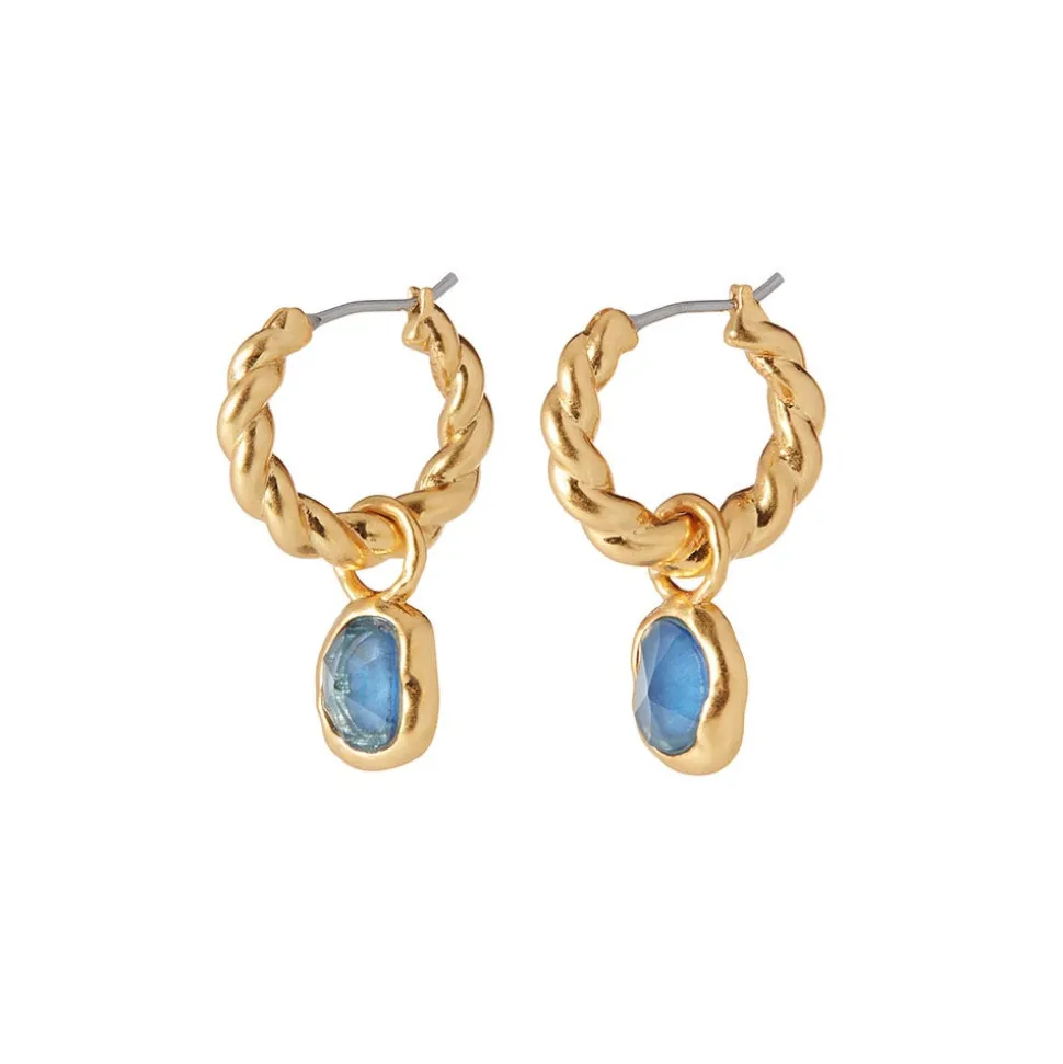 Earrings*The Met Store Cypriot Twist Hoop Earrings with Removable Charms