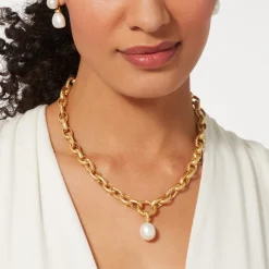 Necklaces*The Met Store Cypriot Twist Pearl Chain Pendant Necklace