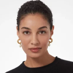 Jewelry Sets*The Met Store Cypriot Twist Pearl Chain Pendant Necklace and Triple-Hoop Earrings Set