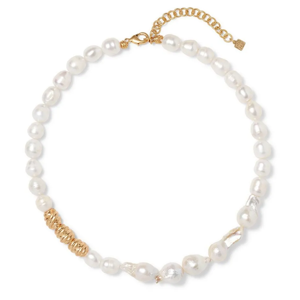 Jewelry Sets*The Met Store Cypriot Twist Pearl Necklace and Triple-Hoop Earrings Set