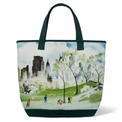 Bags*The Met Store Dehn Spring in Central Park Zip Tote