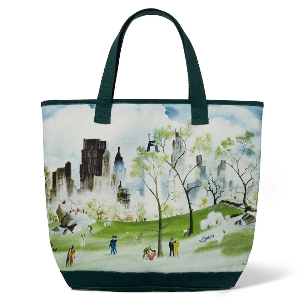 Bags*The Met Store Dehn Spring in Central Park Zip Tote