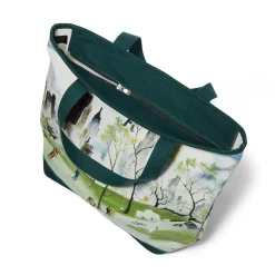 Bags*The Met Store Dehn Spring in Central Park Zip Tote