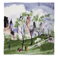 Scarves & Wraps*The Met Store Dehn Spring in Central Park Square Silk Scarf
