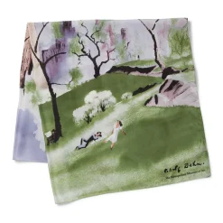 Scarves & Wraps*The Met Store Dehn Spring in Central Park Square Silk Scarf