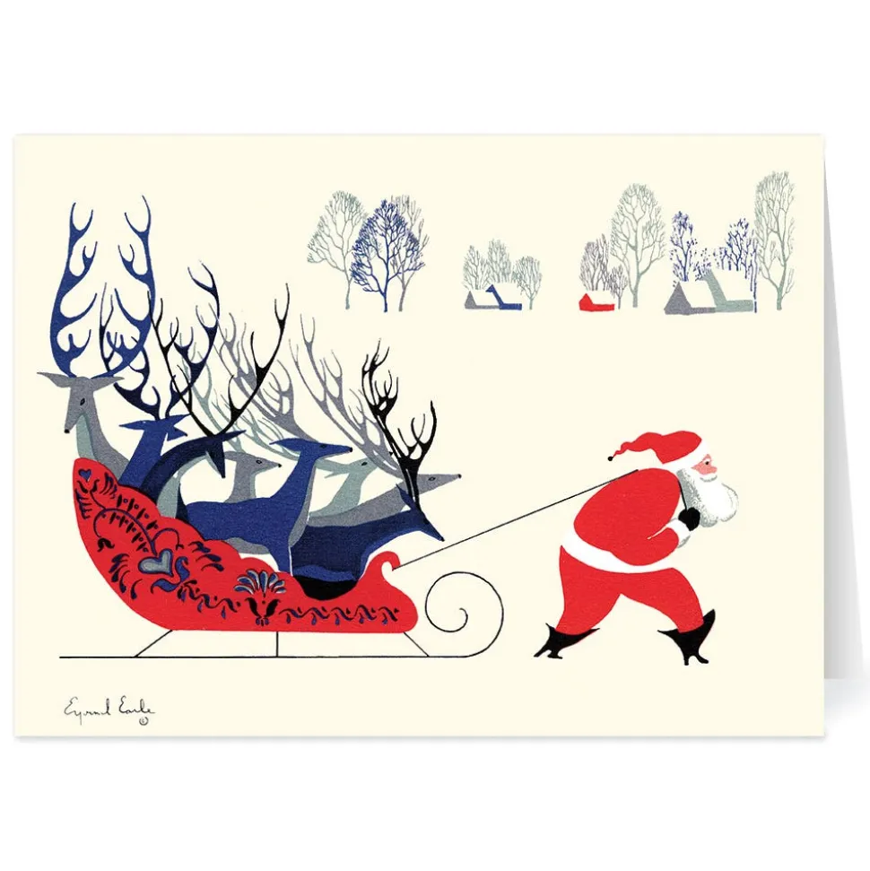 Holiday Cards*The Met Store Earle: Santa and Deer Holiday Cards