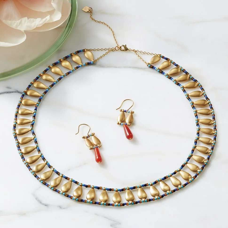 Necklaces*The Met Store Egyptian Fringe Collar Necklace