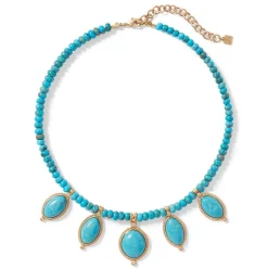 Necklaces*The Met Store Egyptian Hathor Turquoise Multi-Drop Necklace