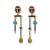 Earrings*The Met Store Egyptian Heart Scarab Chandelier Earrings