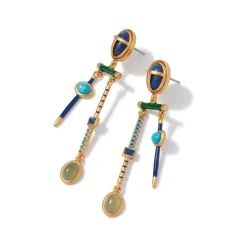 Earrings*The Met Store Egyptian Heart Scarab Chandelier Earrings