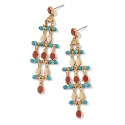 Earrings*The Met Store Egyptian Nefer Amulet Chandelier Earrings