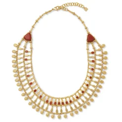 Necklaces*The Met Store Egyptian Nefer Amulet Red Jasper Collar Necklace