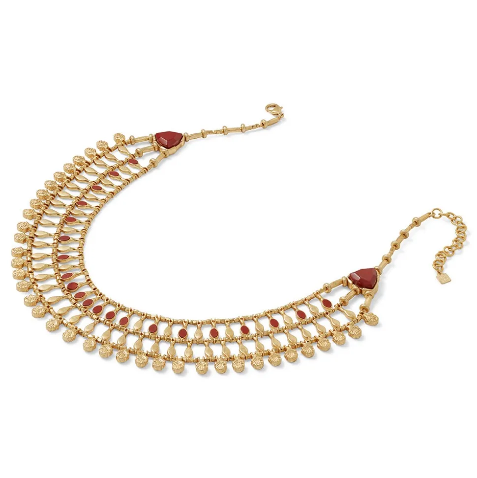 Necklaces*The Met Store Egyptian Nefer Amulet Red Jasper Collar Necklace