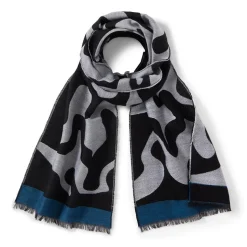 Scarves & Wraps*The Met Store Egyptian Swirled Glass Unisex Oblong Jacquard Scarf
